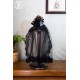 Miss Point Point Mansion Velvet Short Cape(Reservation/Full Payment Without Shipping)